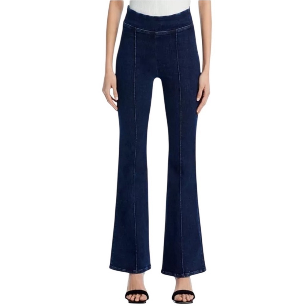 Frame 2 32” Jetset Flare Pintuck Keller Jeans 0810 Stretch Organic Cotton